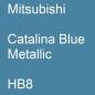 Preview: Mitsubishi, Catalina Blue Metallic, HB8.